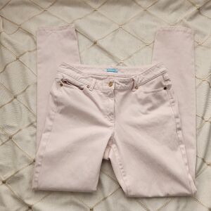 J. McLaughlin Pink Jeans 10 | Preppy Pastel Aesthetic Coastal‎ Fit Denim